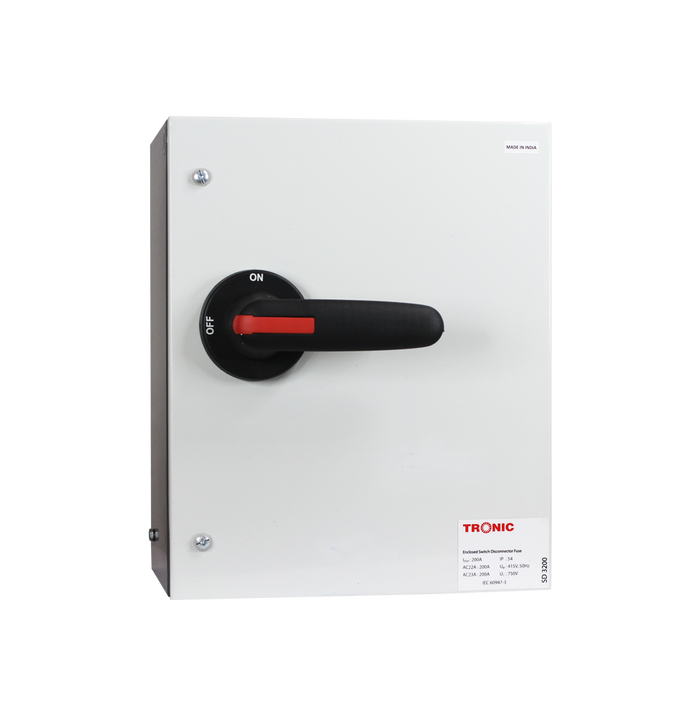 Tronic Main Switch Fused With Rotary 200A 1 Tronic Main Switch Fused With Rotary 200A