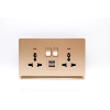 Tronic Universal Twin Socket with USB