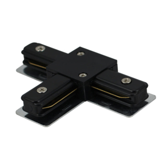 Tronic Black Tracklight Connector with 2 Wires