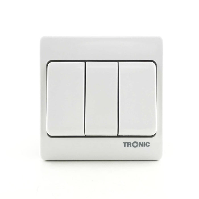 Tronic 3 Gang 2 Way Big Button Switch 1 Tronic 3 Gang 2 Way Big Button Switch