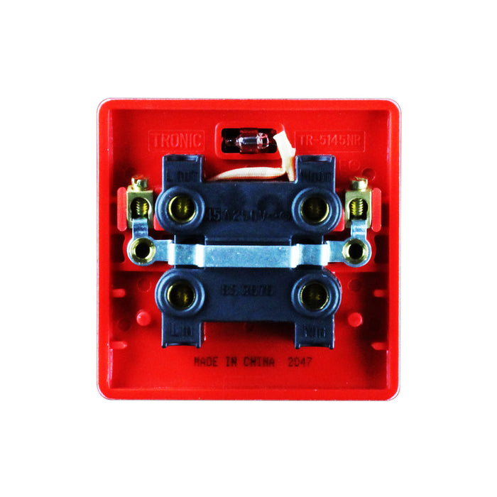 Tronic Dp Switch Red Standard With Neon 45Amps 3 Tronic Dp Switch Red Standard With Neon 45Amps