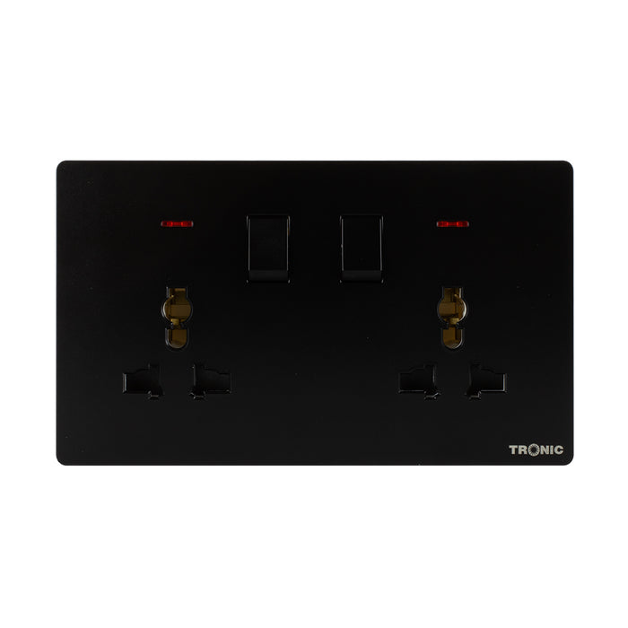 Tronic Universal Switch Socket Twin 1 Tronic Universal Switch Socket Twin