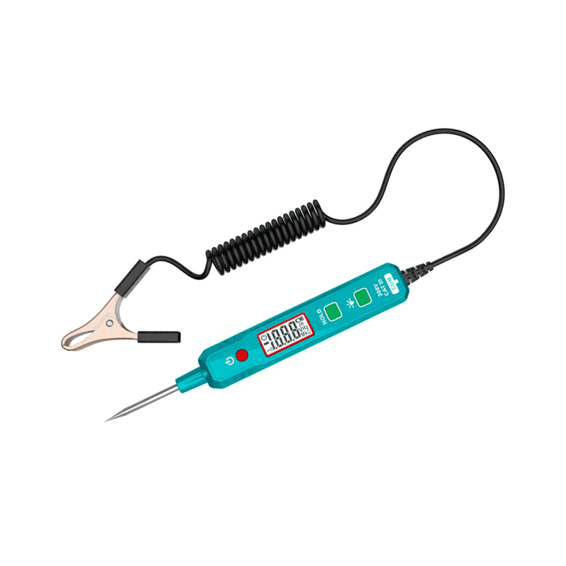 Total Multimeter Automotive Circuit Tester Dc 1-100V 2700Mm With Digital Display, Flashlight, Backlight Tht417506 1 Total Multimeter Automotive Circuit Tester Dc 1-100V 2700Mm With Digital Display, Flashlight, Backlight Tht417506