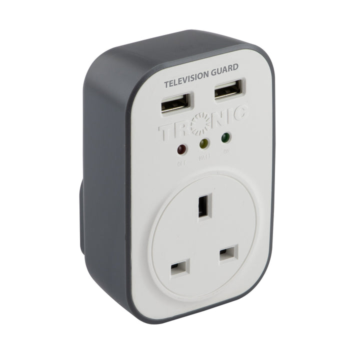 Tronic Television Guard With 2 Usb 13Amps 2 Tronic Television Guard With 2 Usb 13Amps