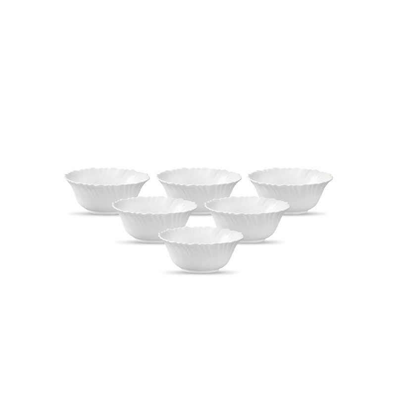 La Opala Soup Bowl 6Pcs Classique White 125Mm/6Cm Lc125 1 La Opala Soup Bowl 6Pcs Classique White 125Mm/6Cm Lc125