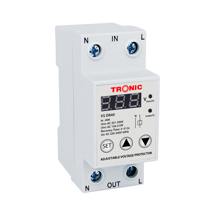 Tronic Adjustable Voltage Protector 40A 1 Tronic Adjustable Voltage Protector 40A