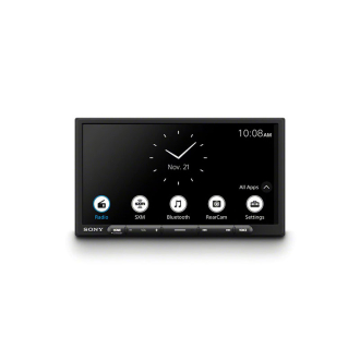 Sony Digital Media Receiver Touch Panel Monitor 6.95" AntiGlare Touch Screen, Wireless Streaming High Resolution Audio, Double DIN design, Digital Clarity Tuner with Bluetooth, Mobile Phone Mirroring XAV-AX4000