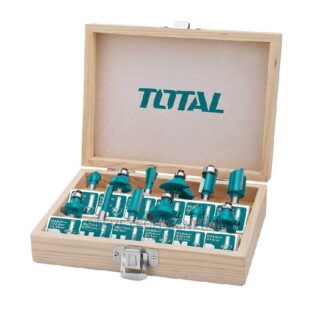Total Router Bit 8mm Set of 12 TACSR1121