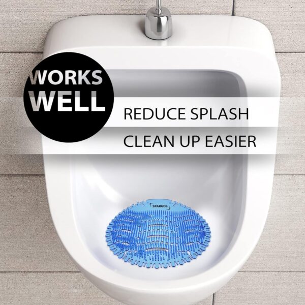 Urinal Screen Mat Deodorizer, Urinal Screen Anti-Splash With Easy Fit & Multiple use for Toilet,Bathroom,Restaurants,Offices,Schools,Hotels (Set of 10)