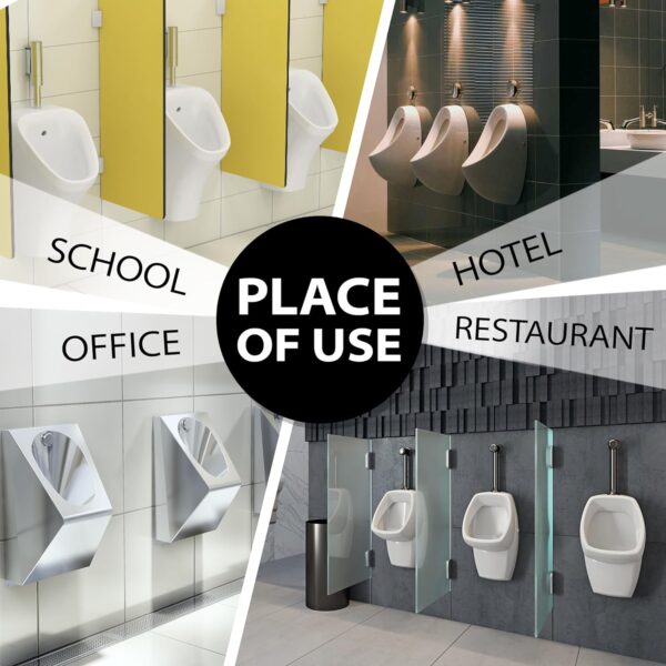 Urinal Screen Mat Deodorizer, Urinal Screen Anti-Splash With Easy Fit & Multiple use for Toilet,Bathroom,Restaurants,Offices,Schools,Hotels (Set of 10)