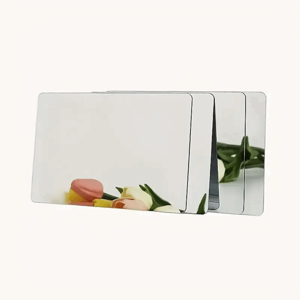 Generic High Quality Non-Glass Shatterproof, Anti Scratch, Easy to Install, Unbreakable, Safe for Kids, Frameless Acrylic Plexiglass Sheet Mirror (Wall Decor) for Bedroom, Bathroom & Living Room