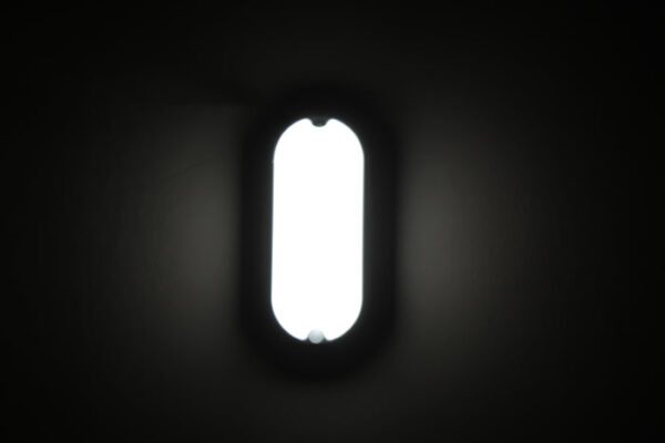 Tronic Black Oval LED Bulkhead 12 Watts