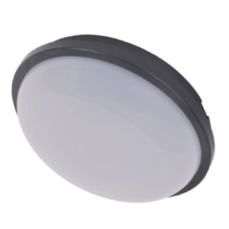 Tronic Round Black LED Bulkhead 20 Watts