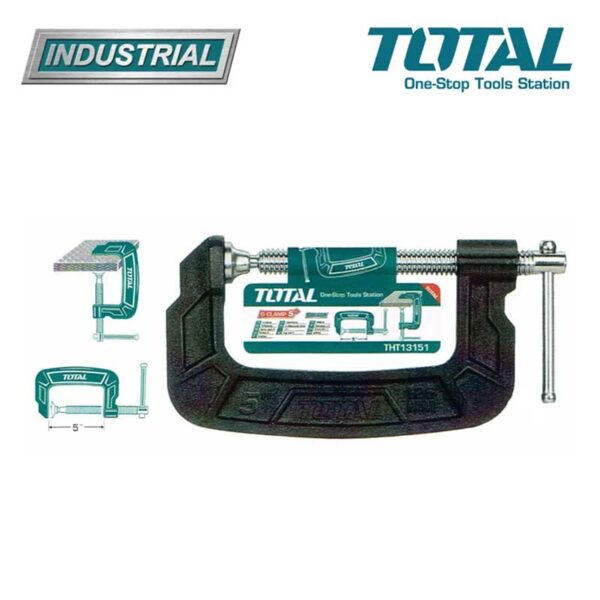 Total G Clamp Size 5" THT13151