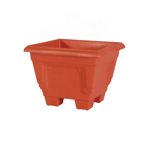 Cello Square Planter 10 Multi-Color 225 x 225 x 175mm (Set of 3)