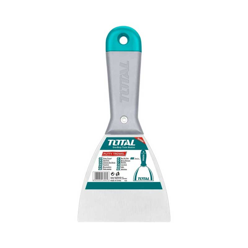 Total Putty Trowel 100mm Carbon Steel THT8310016
