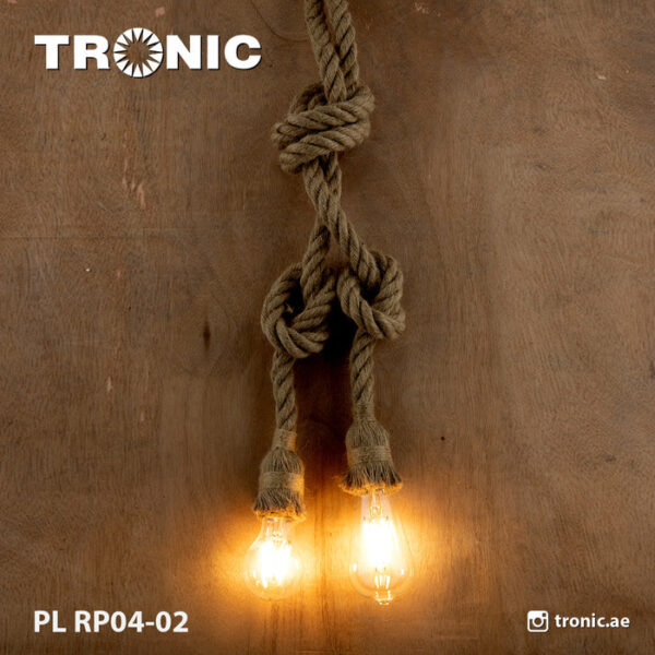 Tronic Rope Lamp 2XE27