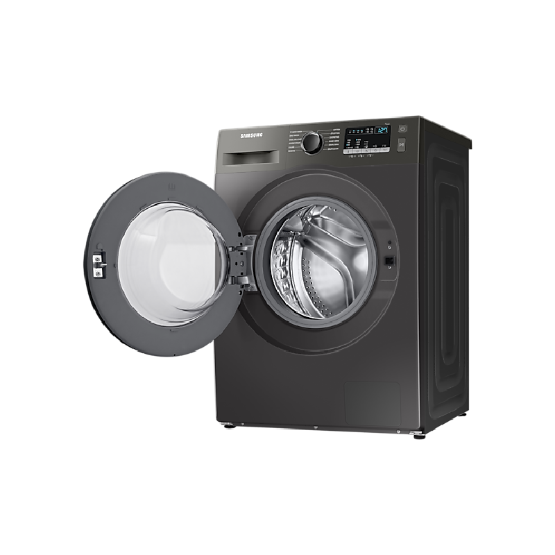 Samsung Washing Machine 7kg Front Load, Digital Inverter Technology, DIiamond Drum, Quick Wash, Eco Bibble, Energy Saving, Hygiene Steam, Silver WW70T4020CX/NQ