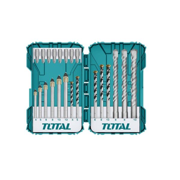 Total Drill Bits & Screwdriver Bits Set Set of 22 TACSDL12201