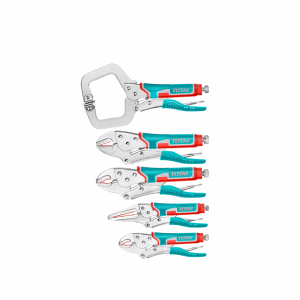 Total Pliers Set, Nickel Plated, Carbon Steel TOS23091 (Set of 5pcs)