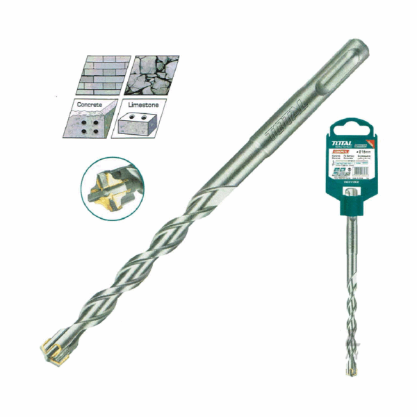 Total Drill Bit SDS Plus 6 x 310mm TAC310605C