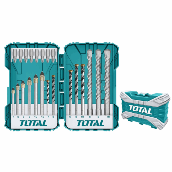 Total Drill Bits & Screwdriver Bits Set Set of 22 TACSDL12201