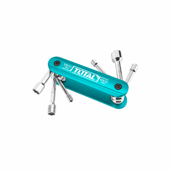 Total Screw Driver Nut Foldable Set Set of 6 THFND061