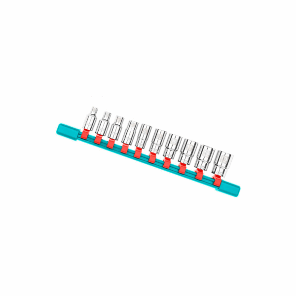 Total Socket Spanner Set 1/4" Set of 10 THT1411023
