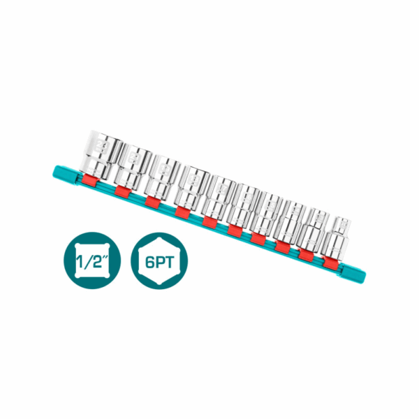 Total Socket Spanner Set 1/2" Set of 10 THT121101