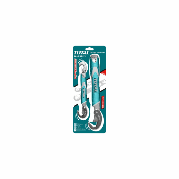 Total Spanner Double Open Bent Wrench Set of 2 THT10309328