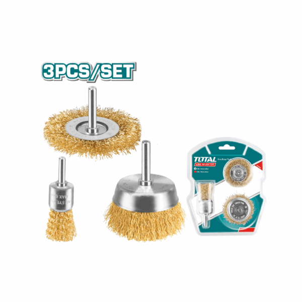 Total Wire Brush Set Set of 3 TAC310031