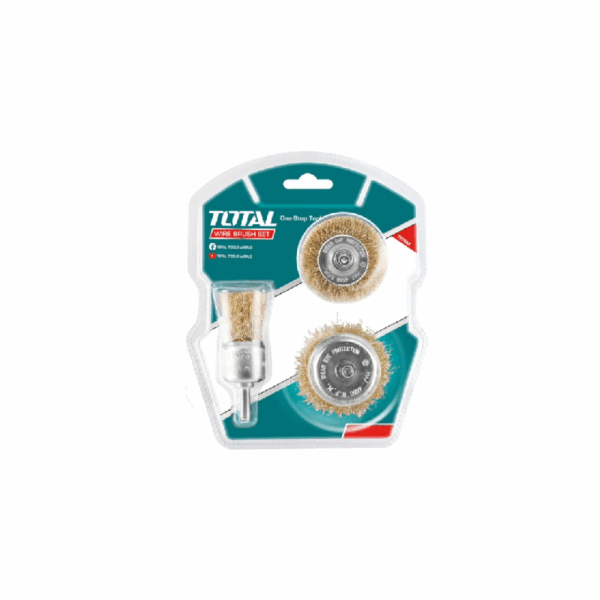Total Wire Brush Set Set of 3 TAC310031