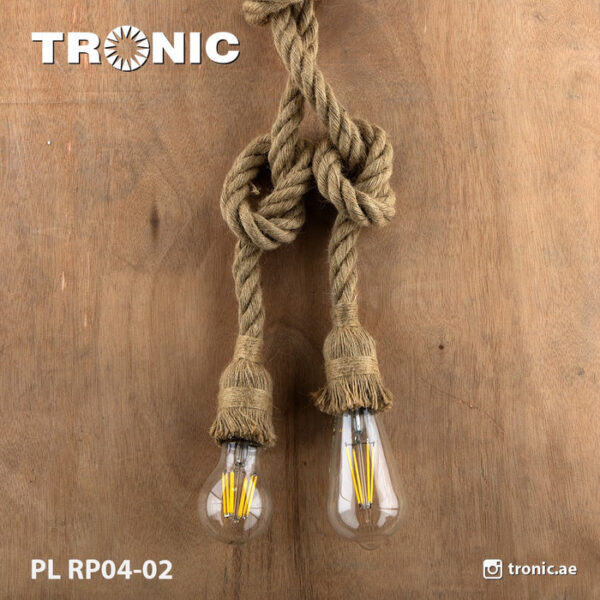 Tronic Rope Lamp 2XE27