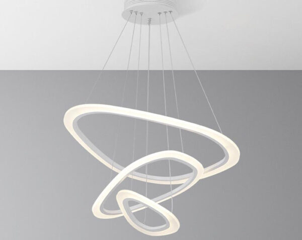 Tronic Modern 3-Ring LED Pendant Light