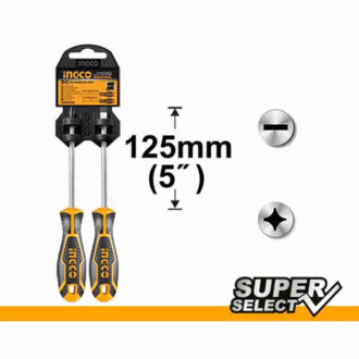 Ingco Screwdriver Set 125mm Set of 2 HKSD0248