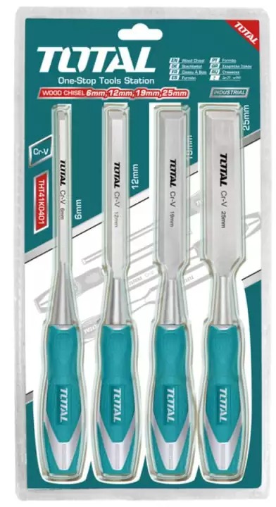 Total Wood Chisel Set 4pcs THT41K0401