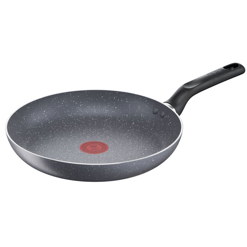 Tefal Natura Stone Frypan 28cm Non Stick Thermo Signal 100% Safe Frying Pan Mineralia Healthy Cooking B2260695