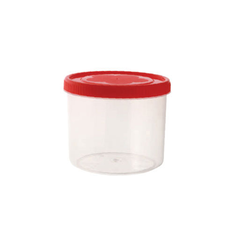 Cello Plastic Container Jar 750ml Plain (Set of 12)