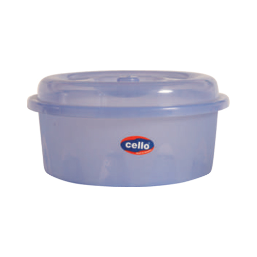 Cello Basin 18 with Lid Multi-Color 330 X 160mm (Set of 3)