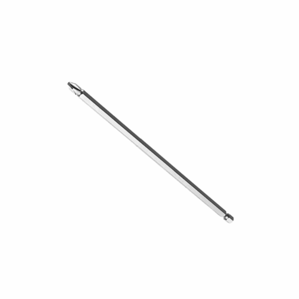 Total Magnetic Tip Screw Driver Bit 200mm, PH2, S2 Industrial Steel, Sandblasted Surface TAC16PH284
