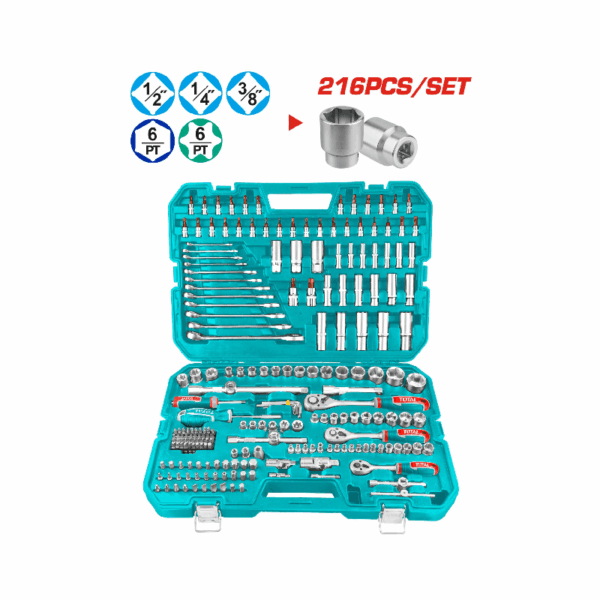 Total Combination Tools Set THKTHP22166 (Set of 216pcs)