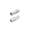 Total Drop-In Anchor Plug 1/2"-2" Carbon Steel, Zinc Plated Finish THWDA1221 (Set of 50pcs)