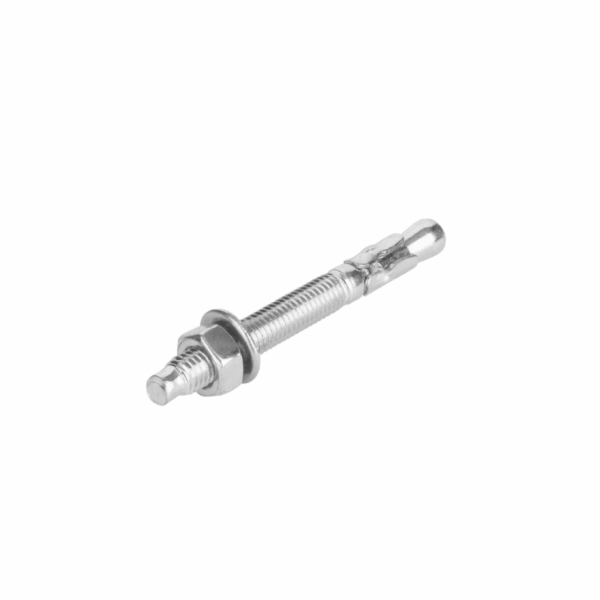Total Galvanized Wedge Anchor 1/4"x2-1/4" Carbon Steel, Zinc Plated Finish THWWA142141 (Set of 300pcs)