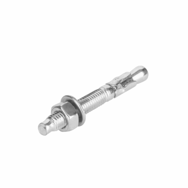 Total Galvanized Wedge Anchor 1/2"x2-3/4" Carbon Steel, Zinc Plated Finish THWWA212341 (Set of 70pcs)
