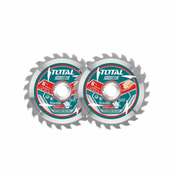 Total Ultra-thin TCT Circular Saw Blade Set 165mm, Wood Cutting TAC2331653 (Set of 2pcs)
