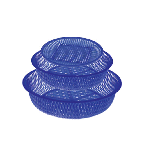 Cello Basket Fruity Set With Tray 25/30cm 3pc Set (Set of 3)
