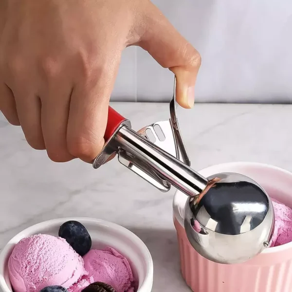 Apex Ice Cream Scoop Stainless Steel Head with Ergonomic Handle 450469