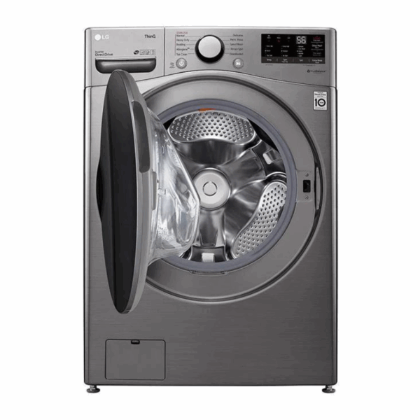 LG Washing Machine 20kg & 12kg Dryer, Front Load, Turbo Wash, 6-Motion Technology, Inverter DD Motor, Steam Functionality, Smart ThinQ, LCD Display, Silver F3L2CRV2T