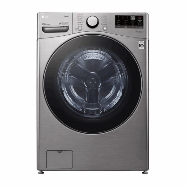 LG Washing Machine 20kg & 12kg Dryer, Front Load, Turbo Wash, 6-Motion Technology, Inverter DD Motor, Steam Functionality, Smart ThinQ, LCD Display, Silver F3L2CRV2T
