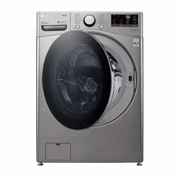 LG Washing Machine 20kg & 12kg Dryer, Front Load, Turbo Wash, 6-Motion Technology, Inverter DD Motor, Steam Functionality, Smart ThinQ, LCD Display, Silver F3L2CRV2T